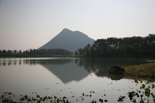 再现鹊华烟雨济南华山历史文化湿地公园相当于6个大明湖