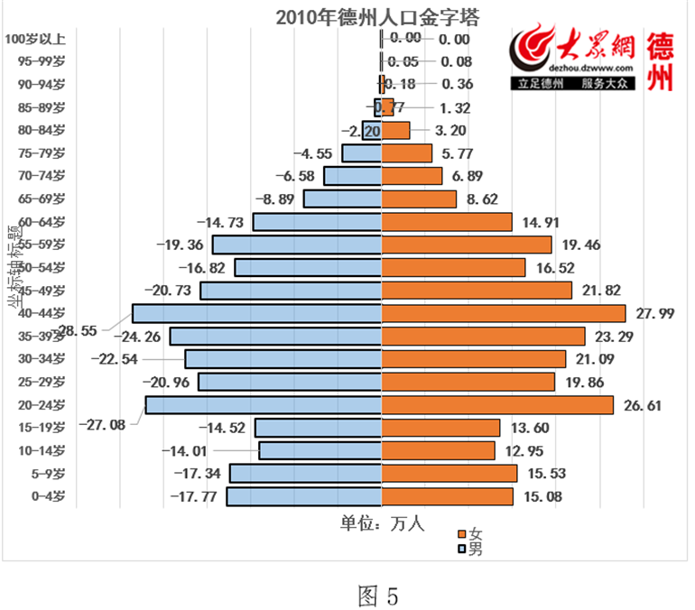 2010年人口金字塔看结构图