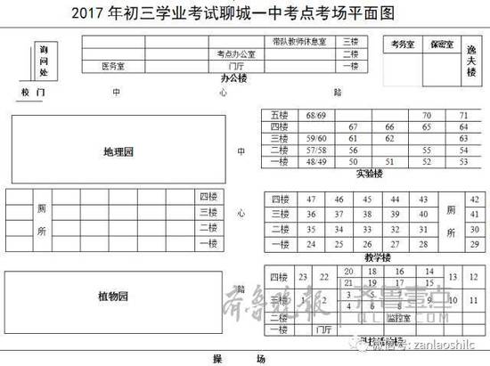聊城15078名初三学生15日参加中考，来看看考场分布