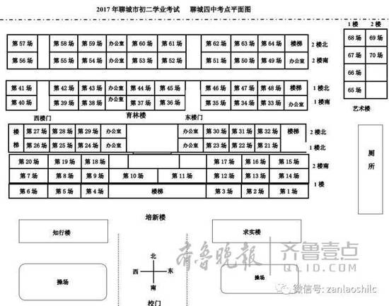 聊城15078名初三学生15日参加中考，来看看考场分布