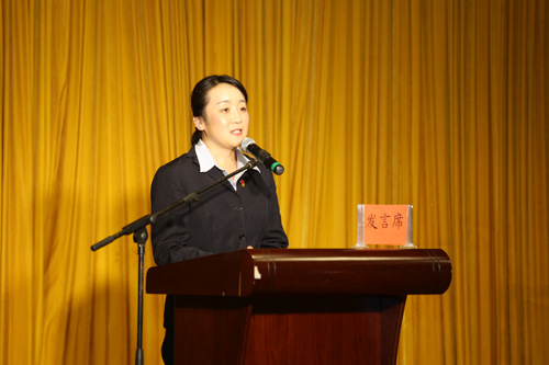 市北广和老年公寓院长于洋宣讲