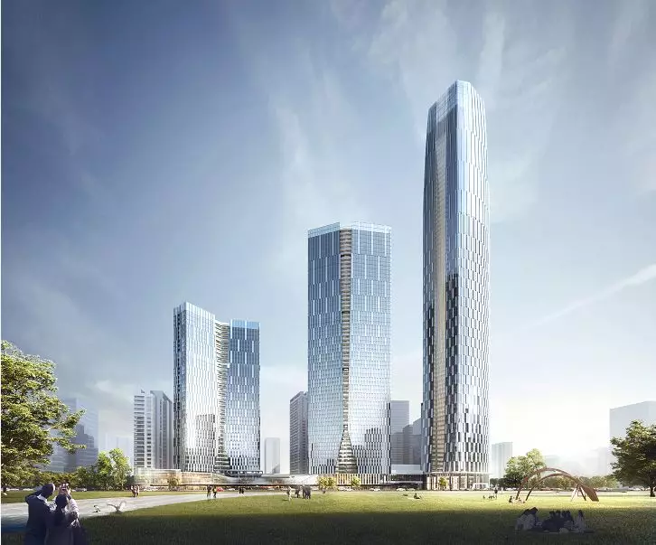 日照中央活力区海韵广场项目效果图
