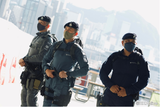 香港警队三支“反恐部队”的新制服。图源：香港警队脸书主页