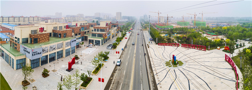 立体化、多元化的交通网络推动泊里镇迈入发展“快车道”。(泊里镇供图)