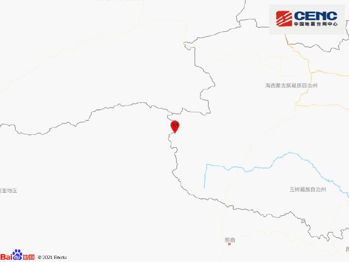 青海玉树州治多县发生4.1级地震 震源深度10千米