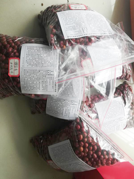 包装好的野枣