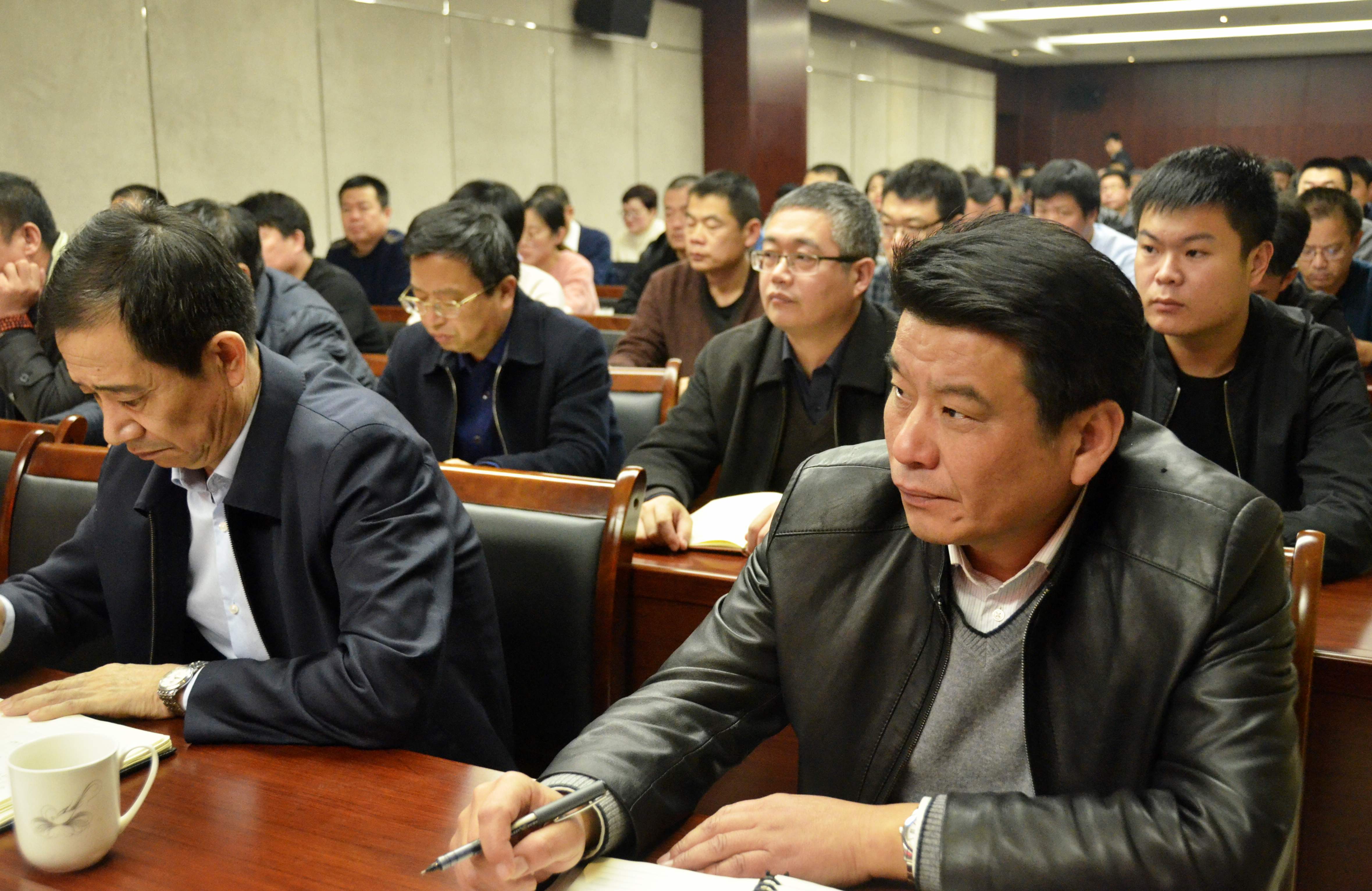 滨州工业园区体制机制改革动员会议现场。