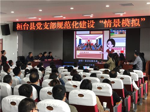 桓台县党支部规范化建设“情景模拟”