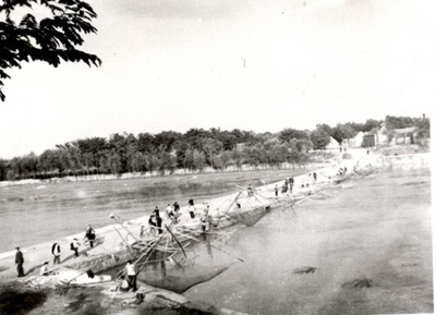 1975年汛期的兖州金口坝