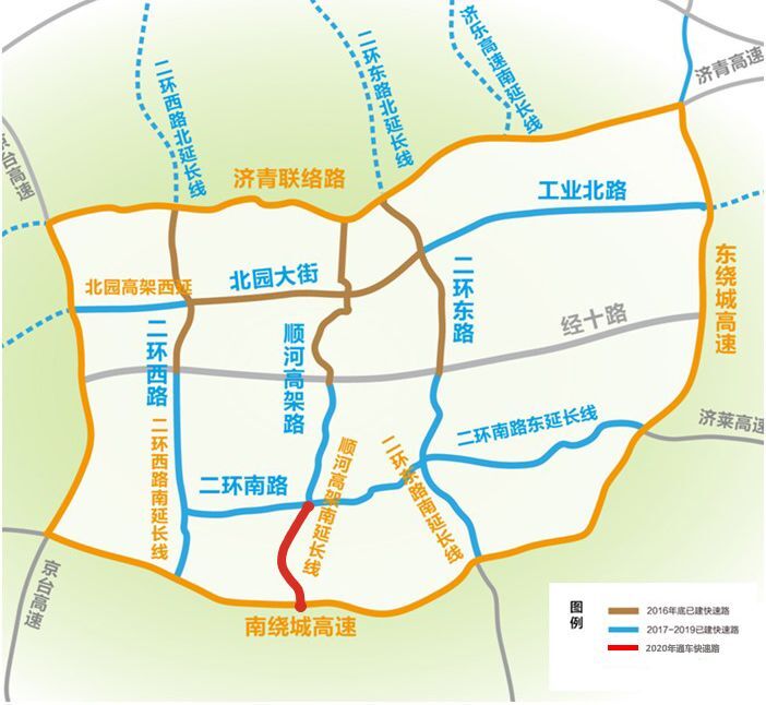 大众报业·大众日报客户端|顺河高架望岳路隧道今晚24时通车，济南快速路闭环成网