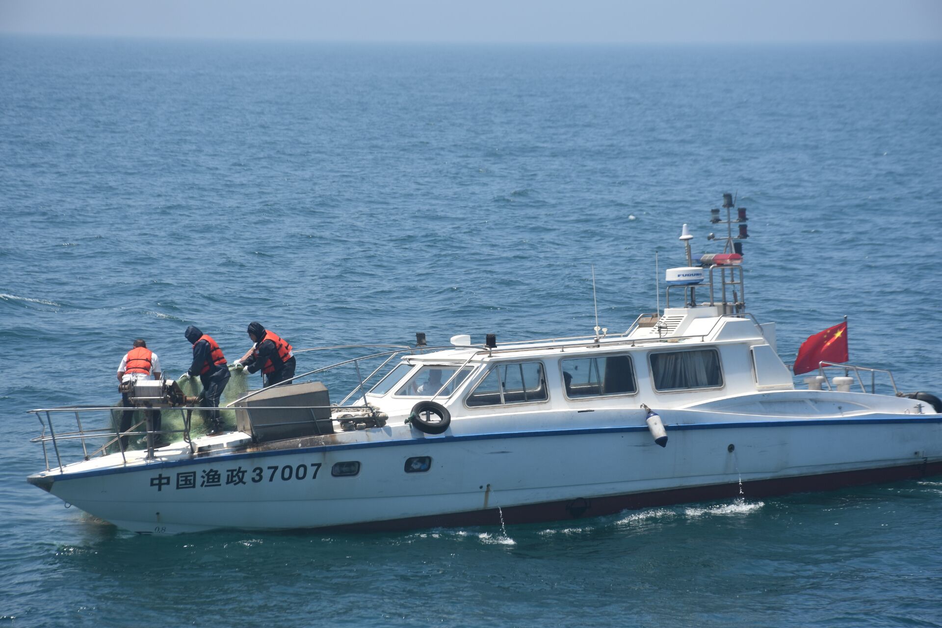 维权支队,烟台市海岸警察支队,烟台海警局及烟台市牟平区海洋与渔业