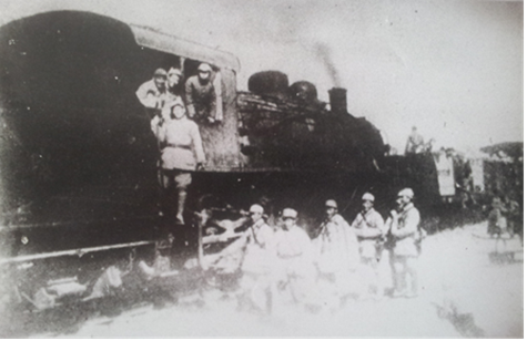 战斗在铁道线上的铁道游击队员