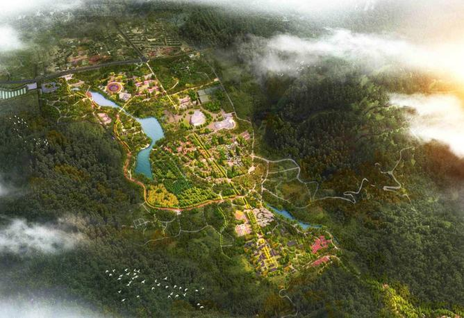 国家植物园规划图（国家林草局、住房和城乡建设部、中国科学院和北京市人民政府联合供图）