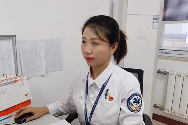 杜希霞 临沂国际机场候机楼党支部副书记、机场妇委会委员、急救中心副主任