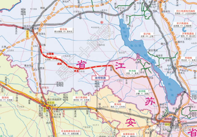 菏徐铁路图示