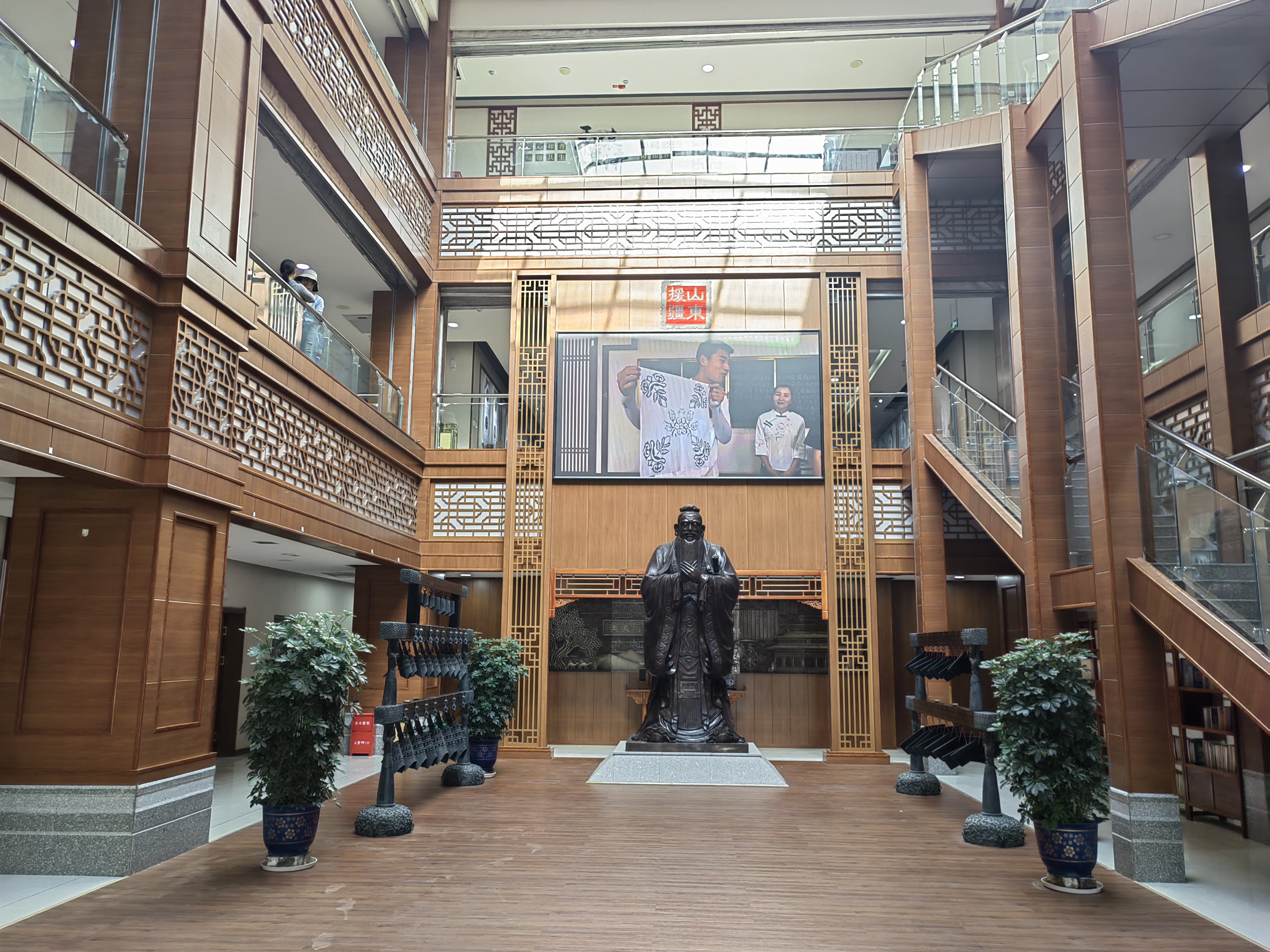 濟寧援疆指揮部打造的國學書院。