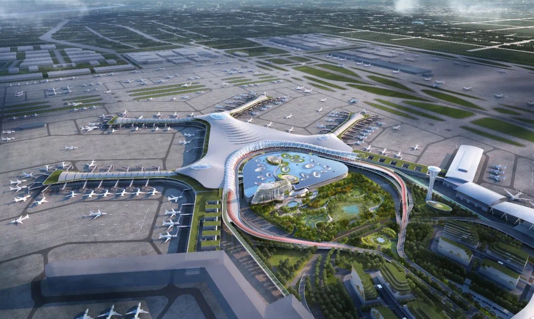 济南机场二期规划图图片