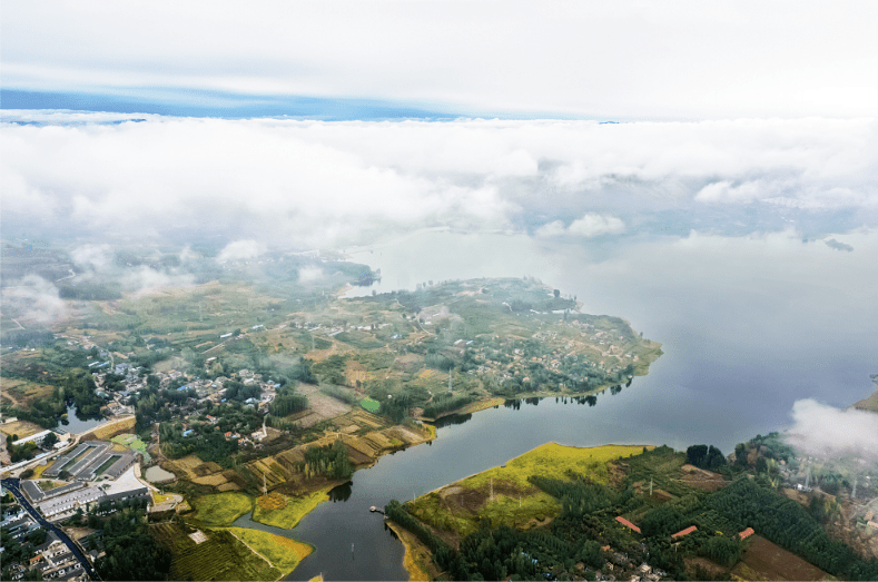 泗水龙湾湖风景